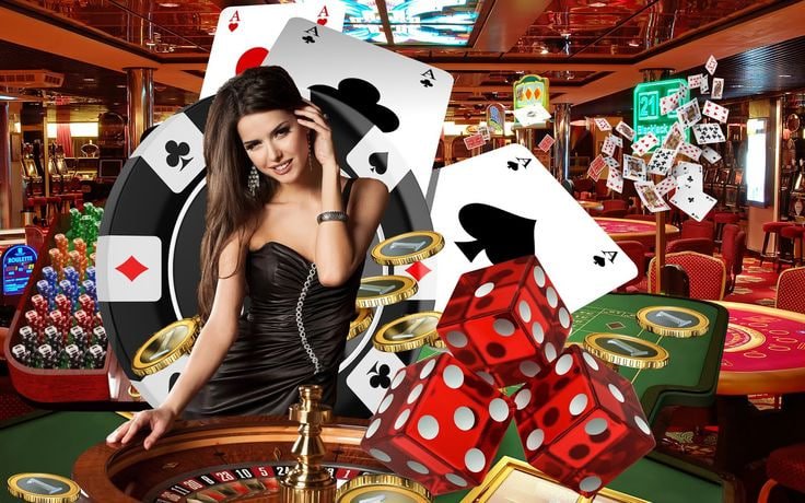 win bumi22 live-dealer studio with professional casino tables and multi-camera broadcast setup